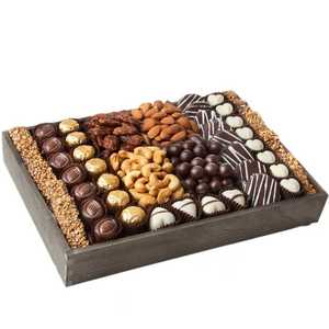 Plateau à chocolats en acrylique de luxe avec base, présentoir de desserts de luxe pour le Ramadan, plateau cadeau - Product Image 4