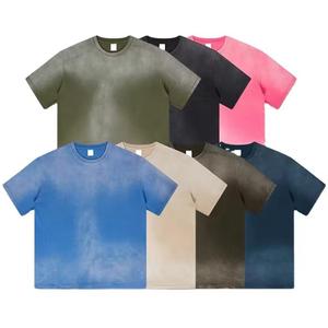 T-shirts pour hommes de haute qualité en gros, style streetwear, coupe oversize, hip-hop, 100% coton, personnalisés, vintage - Product Image 5