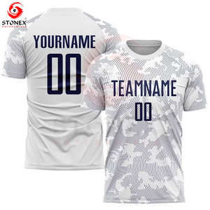 เสื้อฟุตบอลซับลิเมชั่นคุณภาพสูง ปรับแต่งชื่อทีมและหมายเลขได้ เสื้อฟุตบอลระบายอากาศดี ชุดกีฬา ขายส่งจากผู้ผลิต - Product Image 4