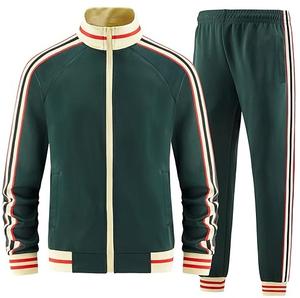 Ensemble de survêtement à capuche et fermeture éclair sur le devant, style tendance, en molleton French Terry, respirant, pour l'hiver, décontracté et personnalisable - Product Image 5