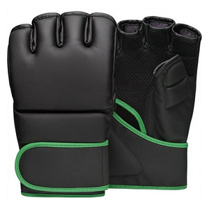 ถุงมือชกมวย MMA ขนาด 8 ออนซ์ แบบกำหนดเอง ทำจากหนัง PU สำหรับฝึกซ้อมและต่อยกระสอบทราย พร้อมสายรัดแบบตีนตุ๊กแก - Product Image 3