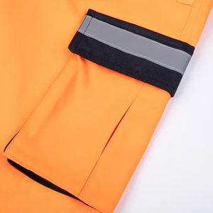 Pantalones de Trabajo Reflectantes de Alta Visibilidad para Seguridad Vial, Color Amarillo, Precio al por Mayor - Product Image 4