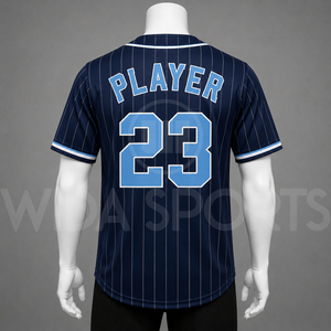 Camiseta de Béisbol Personalizada, 100% Poliéster, Malla Rayada, Transpirable, de Secado Rápido, Corte Holgado, Unisex, para Adultos, Manga Corta, Uniformes de Equipo - Product Image 2