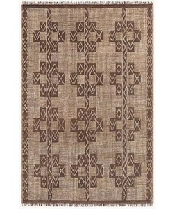 Maßgefertigte Umweltfreundliche Natürliche Jute Jacquard Flachgewebe Getuftet Moderne Einfarbige Handgeflochtene Schlingenflor Rutschfeste Waschbare Teppiche - Product Image 1