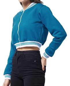 Women's Jackets for Winter Custom Logo Baseball High Quality Women Varsity Jacket Fall Varsity Jackets - Product Image 4