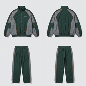 Ensemble survêtement coupe-vent pour homme avec logo personnalisé, design à capuche et fermeture éclair, fournisseur à réponse rapide - Product Image 2