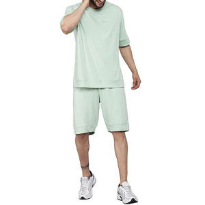 Conjunto de 2 piezas de camiseta y pantalones cortos para hombre de alta calidad a un precio razonable, hecho con el mejor material, ideal para uso casual en verano. - Product Image 6