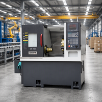 Tour CNC à banc incliné compact avec capacité de barre de 45 mm et tourelle servo pour composants tournés en série et barres de 45 mm LK-160
