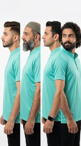 T-shirt de piscine pour hommes, vêtements d'été légers, manches courtes, haut décontracté confortable - Product Image 4
