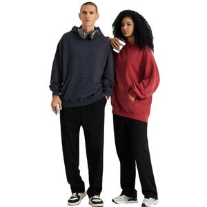 Ensemble de survêtement court en molleton imprimé respirant pour sports d'hiver, 100 % coton, deux pièces, coupe ajustée, pour hommes - Product Image 5