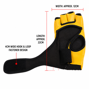 Professional Black <b>Half</b> Finger Muay Thai Kickboxing Gloves PU Leather Non <b>Slip</b> Waterproof Comfort Fit Adults Training - Product Image 3