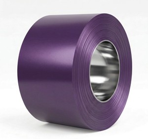 เหล็กม้วนเคลือบ PVDF เหล็กชุบสังกะสีเคลือบสีสำเร็จรูป ความทนทานสูง PPGI บริการตัดแบบแข็งเต็มแผ่น มาตรฐาน JIS ความหนา 0.21-0.50 มม. - Product Image 1