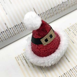 Pinces à cheveux pour chapeau de Noël pour filles 12cm de haut Accessoire parfait pour les tenues de fête - Product Image 6