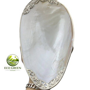Plato de Nácar Perfecto para Comida y Desayuno, Bandeja de Concha Hecha a Mano, Vajilla Premium, Decoración para el Hogar, Regalo de Vietnam - Product Image 3
