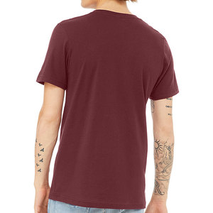 เสื้อยืดคอกลมแขนสั้นผู้ชายผ้าฝ้ายแท้ 100% สกรีนโลโก้ด้านหน้าสองสี แบบ OEM สั่งทำได้ ระบายอากาศ แห้งเร็ว เหมาะสำหรับออกกำลังกาย - Product Image 3