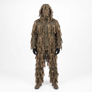 Traje de Camuflaje Ghillie para Hombre, Ropa de Caza de Tejido Suave, Transpirable, Manga Larga, Equipo para Actividades al Aire Libre de Otoño - Product Image 1