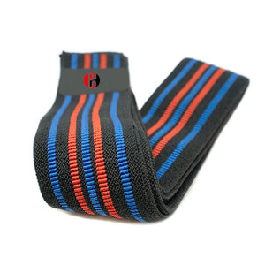 New Arrival Gym Fitness Compression Weightlifting <b>Knee</b> Wraps Lightweight Durable Adjustable Gym <b>Knee</b> Wraps By Burhan Sports - Product Image 2