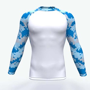 Maillot de compression personnalisé à manches courtes avec logo surf MMA BJJ, Rashguard de Jiu Jitsu sublimé – Créez votre propre Rashguard personnalisé - Product Image 1