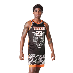Uniforme de Baloncesto Sublimado Personalizado a Precio de Fábrica al por Mayor, Uniforme de Baloncesto Sublimado Completo de Alta Calidad, Kit de Entrenamiento para Equipos - Product Image 4