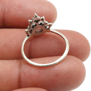 Anillo de Plata de Ley 925 Sólida, Hecho a Mano, Estilo Vintage, con Piedra Preciosa de Piedra Lunar Arcoíris, Estilo Bohemio, a un Precio Razonable - Product Image 3