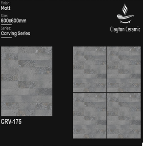 Azulejos de Porcelana de Lujo Premium con Acabado Mate para Piso, 600x600mm, Antideslizantes y Resistentes al Desgaste, CLAYTON CERAMIC - Product Image 2