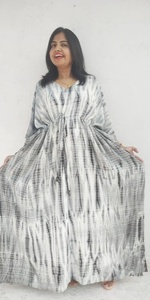 ซื้อ kaftans มัดย้อมคุณภาพพรีเมี่ยมนุ่มเป็นมิตรต่อผิวทอด้วยคุณสมบัติเป็นมิตรกับสิ่งแวดล้อมดีไซน์แฟชั่นรอบเอวธรรมชาติ - Product Image 2