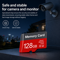 Carte TF/SD 32 Go/64 Go/128 Go en plastique, classe 4, vitesse optimale pour téléphone et caméra de surveillance