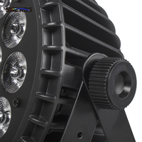 SHEHDS 18x12W RGBW 4-en-1 Projecteur LED Par en Aluminium Moulé Sous Pression pour DJ, Églises et Mariages