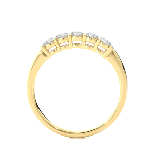 AJRETAIL Women's 0.51 Carat Rose-Gold 14K Gold for Certified <b>Ring</b> HI Color VS1 Clarity Luminous and Radiant Gemstone - Product Image 4