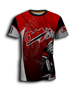 Maillot de baseball à sublimation unisexe de qualité supérieure avec motif camouflage Logo personnalisé Nom de l'équipe Compression Fit Manches courtes pour les jeunes - Product Image 3
