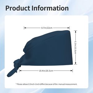 Custom Pattern High Quality Unisex <b>Scrub</b> <b>Caps</b> Quick Dry Breathable Comfortable Worsted Fabric Custom Logo for Hospital Medical - Product Image 4