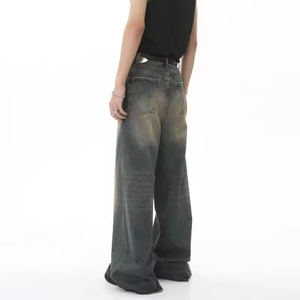 Pantalones Vaqueros de Verano para Hombre, Diseño Moderno, Tejido Recto, con Botones, Precio al por Mayor, Nueva Colección - Product Image 4