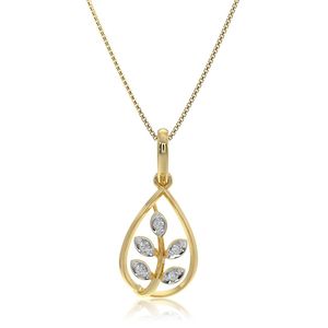Collar con Colgante de Letra de Diamantes en Oro Amarillo, Cadena de Serpiente Minimalista, Unisex, para Uso Diario - Product Image 1