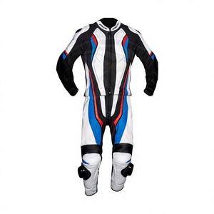Traje de Motociclismo Personalizado para Hombre, Modelo Bm S1000RR, en Cuero Vacuno/Canguro, Mono de Carreras, con Protección OEM CE - Product Image 1