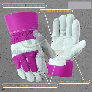 Premium Leather Finish Canadian Rigger Gloves Anti-Slip Heat Resistant Durable Breathable Features for Industrial Applications - Product Image 4