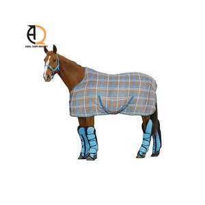 Couverture de cheval durable très vendue, en coton, pour la protection hivernale et estivale, multicolore et confortable, vente en gros - Product Image 4