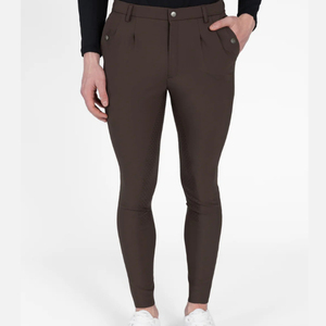 Pantalones de montar para hombre, corte ajustado, tela elástica transpirable, duraderos para entrenamiento y espectáculos. - Product Image 1