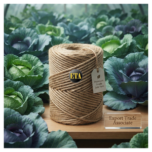 Hilo de Yute 100% de 26 LBS y 2 Capas, la Mejor Calidad para Coser y Tejer, Ecológico, Antibacteriano, Reciclable, Texturizado - Product Image 1