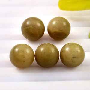 Lot en gros de 10 mm de billes rondes lisses en agate verte naturelle, sphères de cristal de guérison, pierres précieuses en vrac pour la fabrication de bijoux - Product Image 1