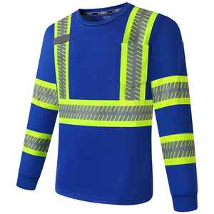 Chaleco reflectante personalizado para seguridad en el trabajo, ropa de trabajo, chalecos de tela - Product Image 2