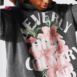 Survêtements pour hommes à col rond, sérigraphiés, effet délavé à l'acide, personnalisables, qualité supérieure, meilleures ventes, vente en gros - Product Image 6