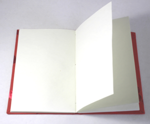 Carnet de notes A5 en papier recyclé fait main, couleur rouge, avec motif cœur en feuille d'aluminium, pour étudiants et fournitures de papeterie - Product Image 3