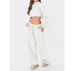 Women Regular Straight Fit Summer Vintage Casual Jogger Sweatpants Adjustable Waist 100% Cotton Quick Dry Eco-Friendly 3D Pocket - Product Image 4