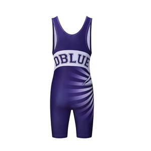 Custom Made Men's Wrestling <b>Singlets</b> Sublimated Printing Spandex/Polyester Quick Dry & Breathable Lightweight for <b>Weightlifting</b> - Product Image 2