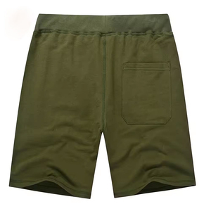 Nouveau Short de Survêtement Tendance Vert Olive Épais, Personnalisable, en Toile 100% Coton, Taille Haute, Écologique, Respirant, pour Tenue Décontractée - Product Image 6