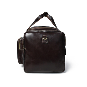 Buy Customizable Large Capacity Genuine <b>Leather</b> Duffle <b>Bag</b> with Logo Travel <b>Bag</b> for Men and Women - Product Image 4
