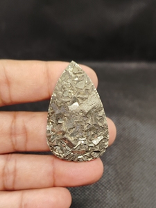 Pyrite Druzy 100% Naturelle Cabochon, Pyrite Druzy Dorée, Pierre Précieuse Véritable en Vrac pour la Fabrication de Bijoux, Disponible en Tailles Personnalisées - Product Image 4