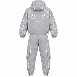 <b>Mens</b> Custom Breathable Nylon Windbreaker Set Streetwear Zip <b>Jacket</b> Pants Tracksuit <b>Summer</b> Wholesale OEM Sportswear Supplier - Product Image 3