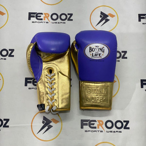 Customizable Design & Color Breathable Moisture Wicking Lightweight Laced Boxing Gloves Comfortable Padding for Boxing Training - Product Image 4