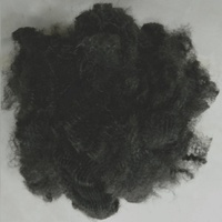 Vikohasan Certifié 7D HD Noir 100% Fibre Courte de Polyester Rembourrage Creux Synthétique Recyclé Certifié Oeko-Tex